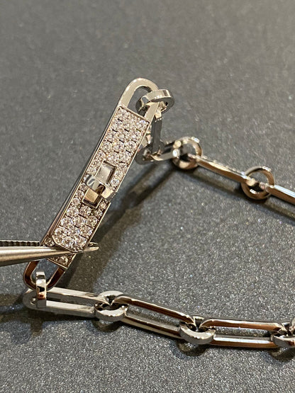 [：Polaidi Jewelry]CHAINE BRACELET SMALL MODEL DIAMOND
