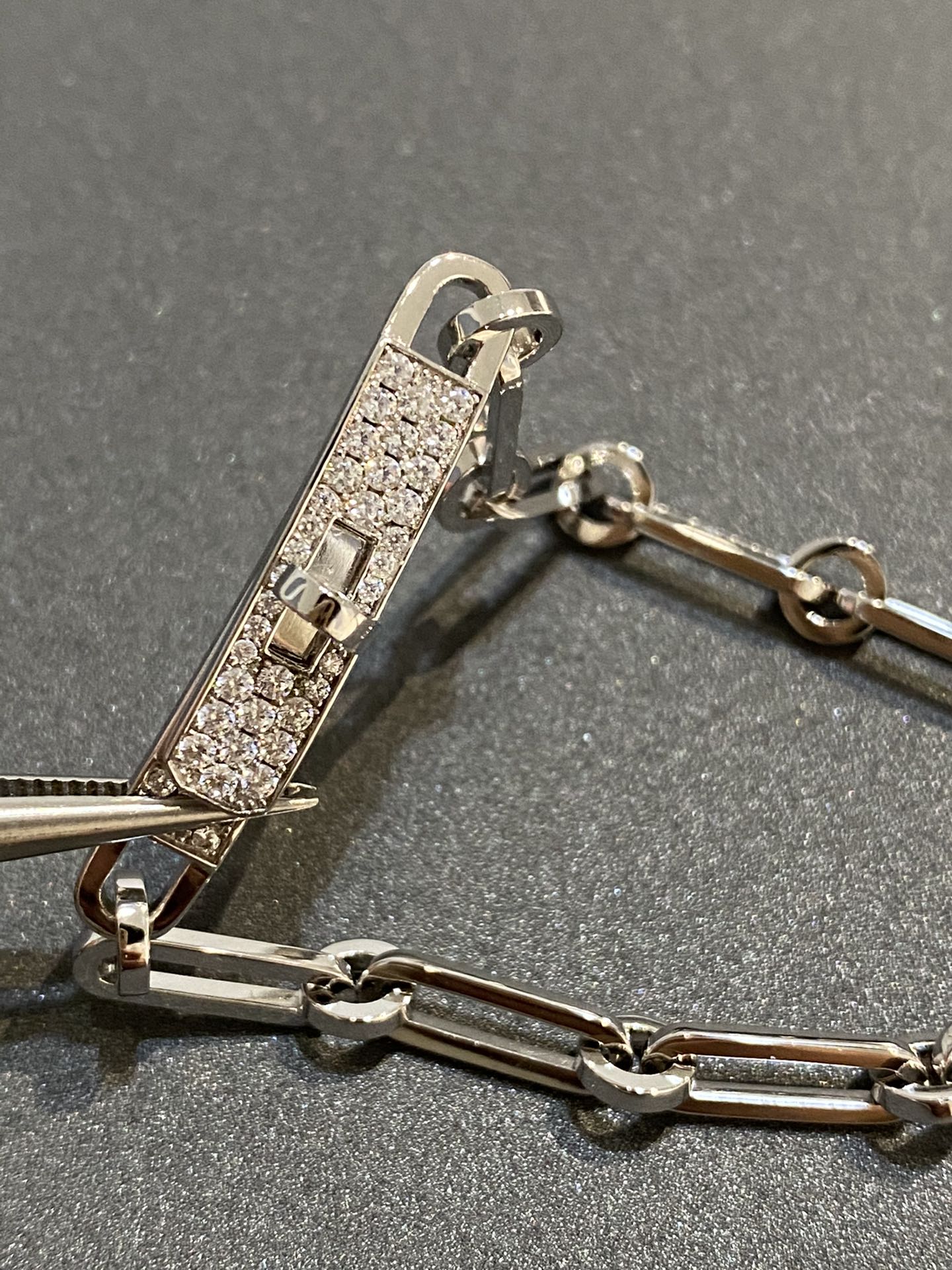 [Polaidi Jewelry]CHAINE BRACELET SMALL MODEL DIAMOND