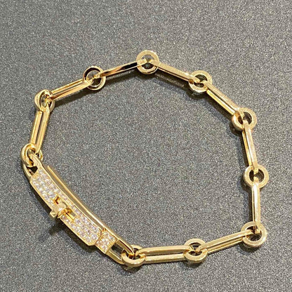 [Polaidi Jewelry]CHAINE BRACELET SMALL MODEL DIAMOND