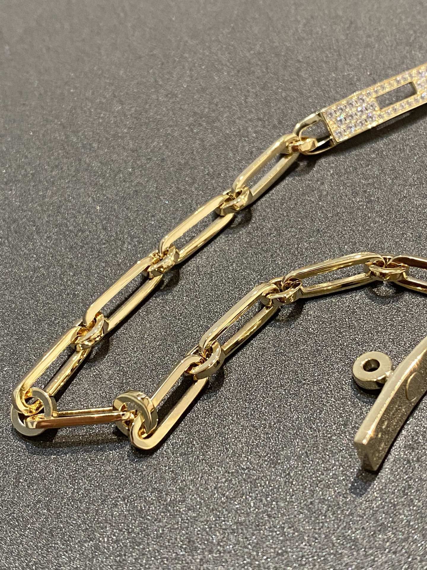 [Polaidi Jewelry]CHAINE BRACELET SMALL MODEL DIAMOND