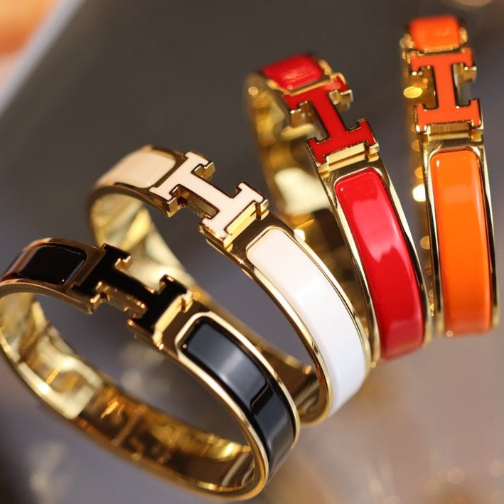 [：Polaidi Jewelry]H BRACELET 12MM GOLD