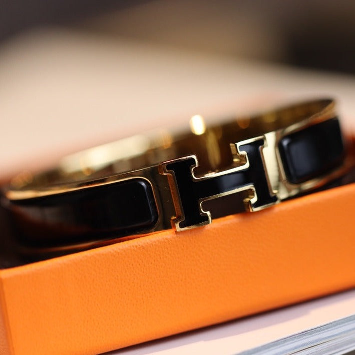 [Polaidi Jewelry]H BRACELET 12MM GOLD
