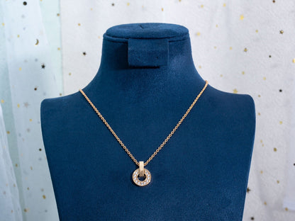[Polaidi Jewelry]GARI NECKLACE PINK GOLD DIAMOND