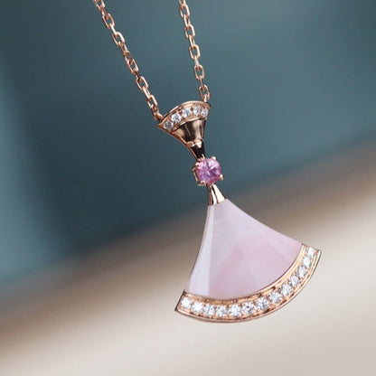 [Polaidi Jewelry]DREAM NECKLACE PINK MOP DIAMOND