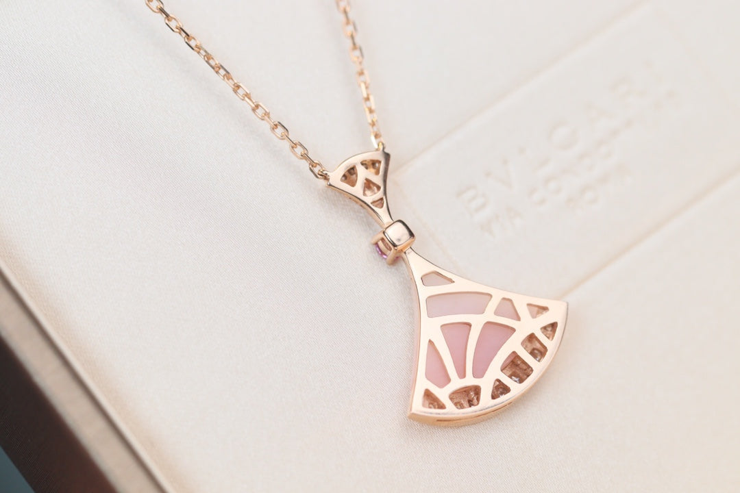 [Polaidi Jewelry]DREAM NECKLACE PINK MOP DIAMOND
