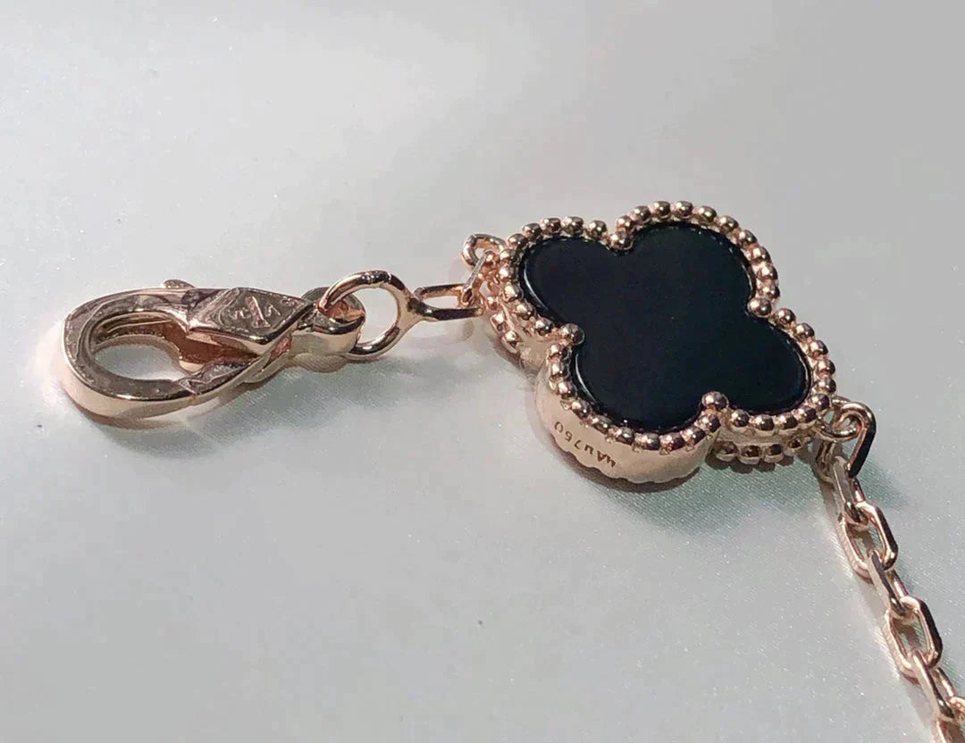 [：Polaidi Jewelry]CLOVER 5 MOTIFS MULTICOLOR  BRACELET