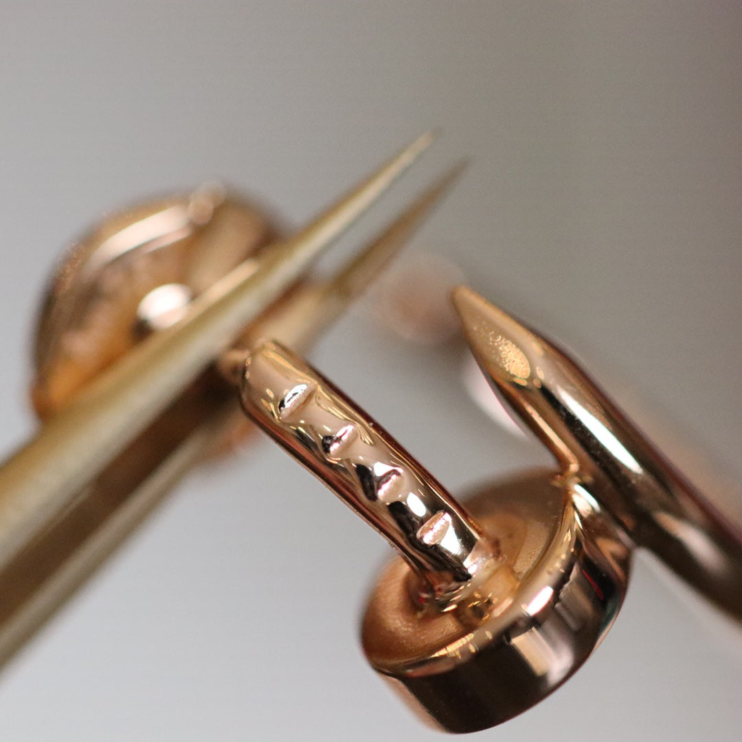 [：Polaidi Jewelry]JUSTE EARRINGS PINK GOLD
