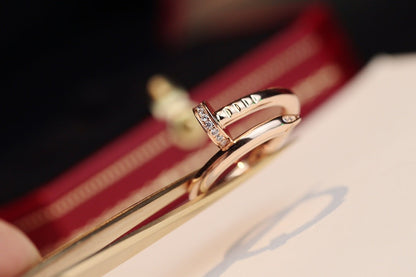 [Polaidi Jewelry]JUSTE RING 2.65MM PINK GOLD DIAMOND
