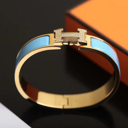 [：Polaidi Jewelry]H CLOUD BLUE BRACELET GOLD DIAMOND