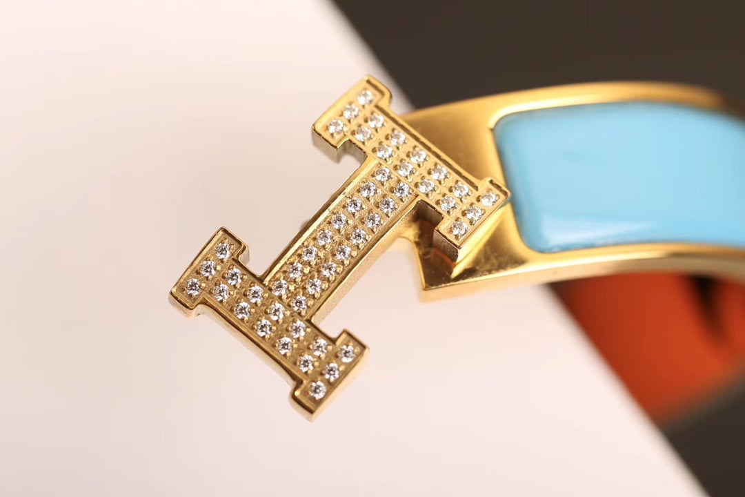 [：Polaidi Jewelry]H CLOUD BLUE BRACELET GOLD DIAMOND