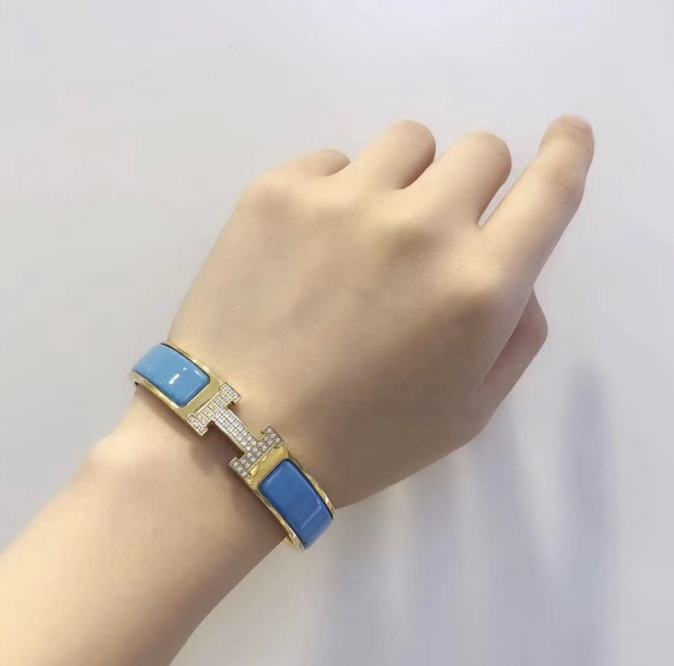 [：Polaidi Jewelry]H CLOUD BLUE BRACELET GOLD DIAMOND