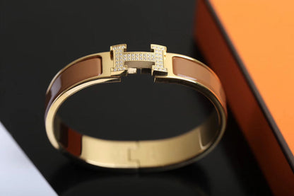[Polaidi Jewelry]H BRACELET GOLD DIAMOND