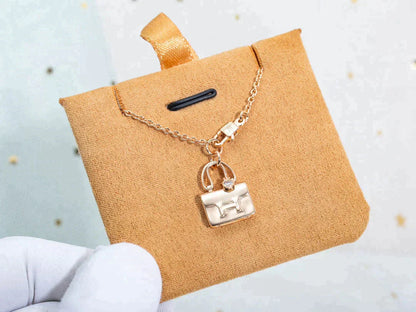 [：Polaidi Jewelry]AMULETTE PEDANT ROSE GOLD NECKLACE
