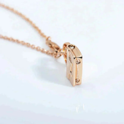 [：Polaidi Jewelry]AMULETTE PEDANT ROSE GOLD NECKLACE