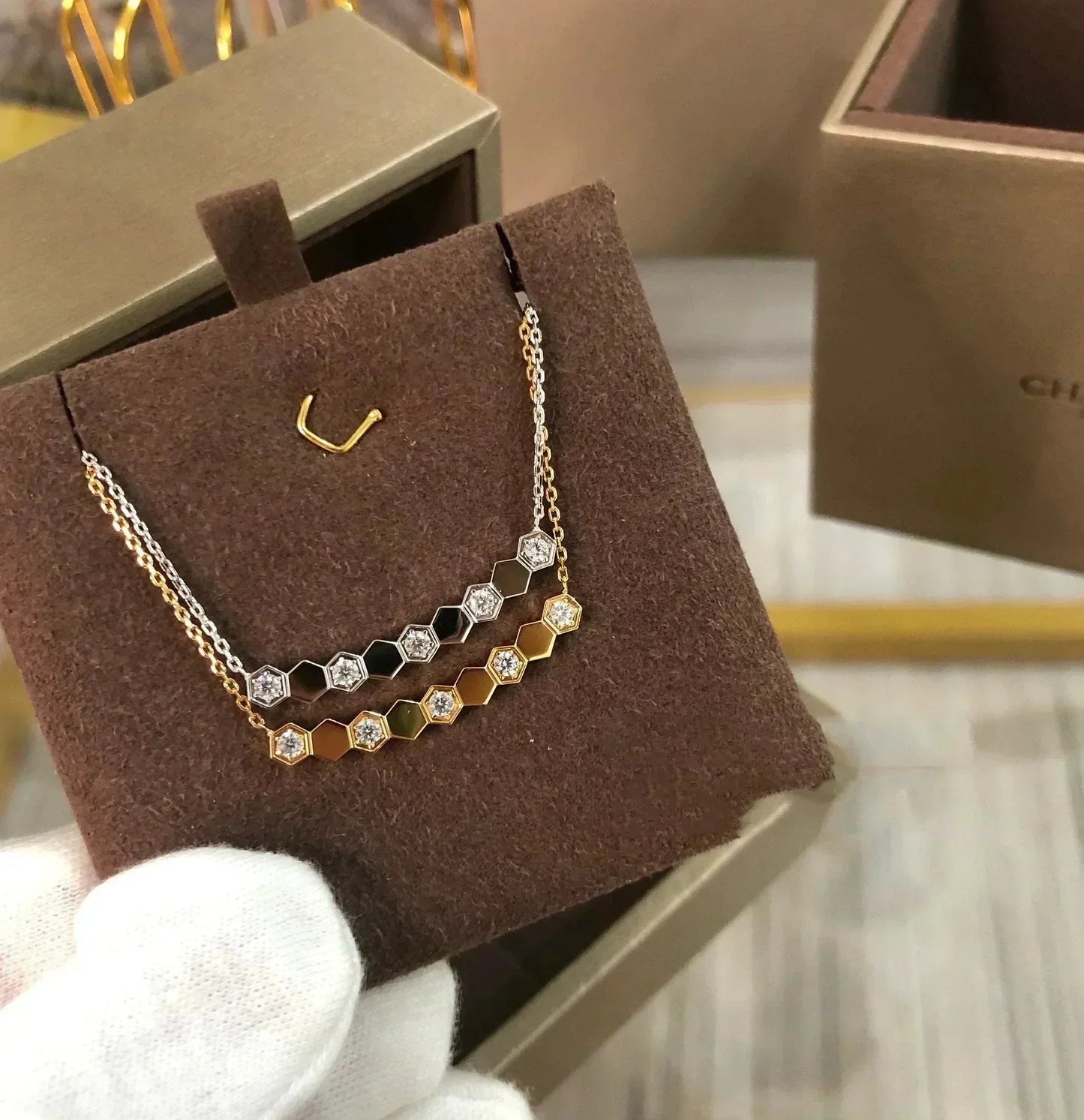 [：Polaidi Jewelry]BEE LOVE NECKLACE DIAMOND