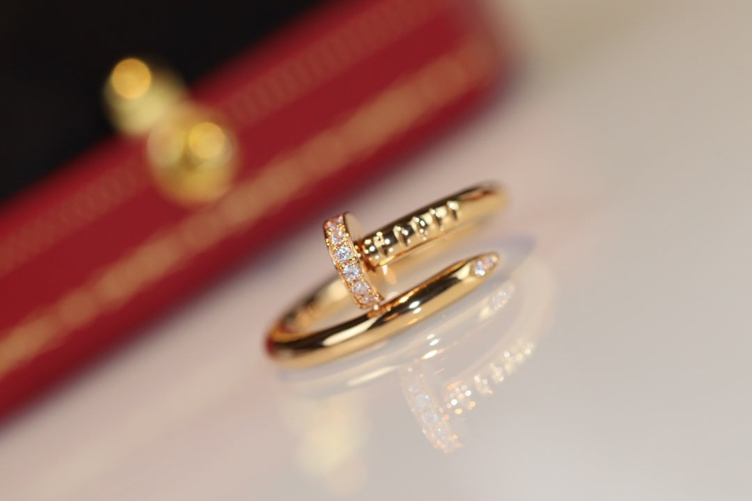 [Polaidi Jewelry]JUSTE RING 2.65MM GOLD DIAMOND
