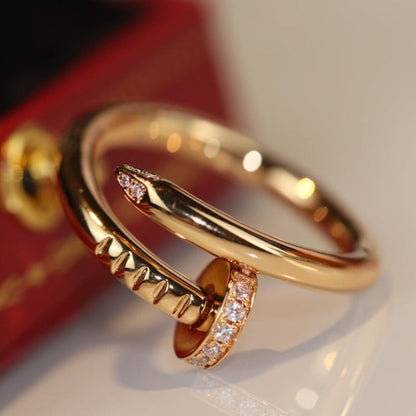 [Polaidi Jewelry]JUSTE RING 2.65MM GOLD DIAMOND