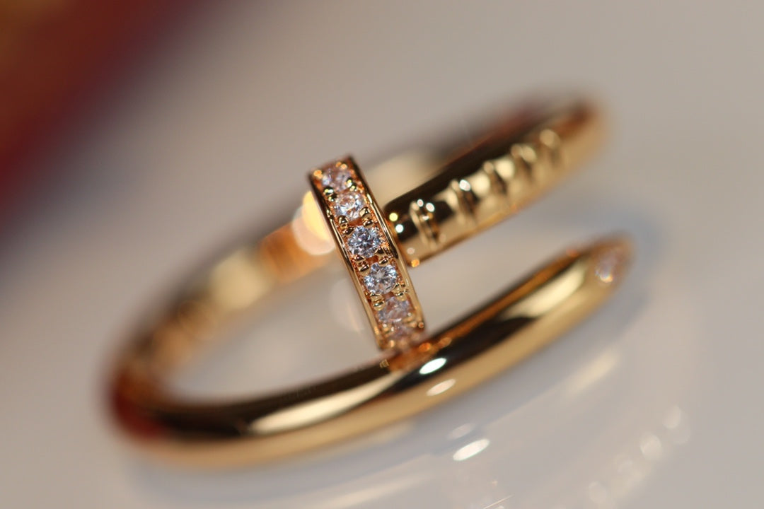 [Polaidi Jewelry]JUSTE RING 2.65MM GOLD DIAMOND