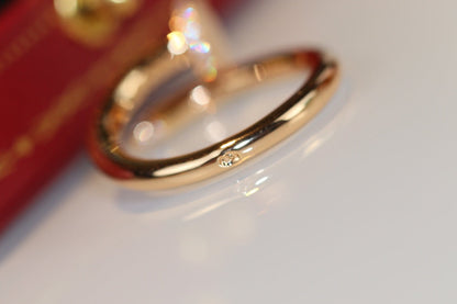 [Polaidi Jewelry]JUSTE RING 2.65MM GOLD DIAMOND