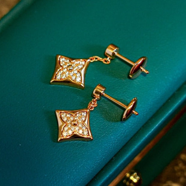 [：Polaidi Jewelry]STAR DIAMONDS EARRINGS GOLD