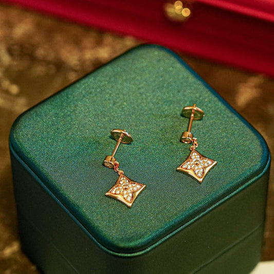 [：Polaidi Jewelry]STAR DIAMONDS EARRINGS GOLD