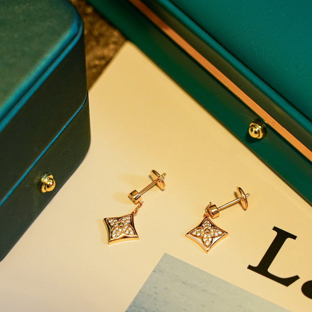 [：Polaidi Jewelry]STAR DIAMONDS EARRINGS GOLD