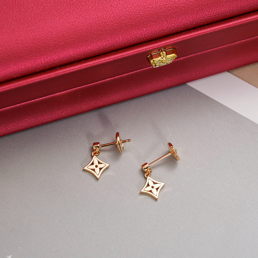 [：Polaidi Jewelry]STAR EARRINGS GOLD