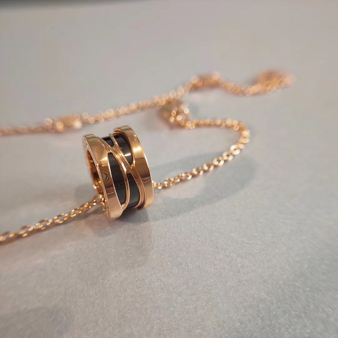 [Polaidi Jewelry]ZERO 1 NECKLACE PINK GOLD