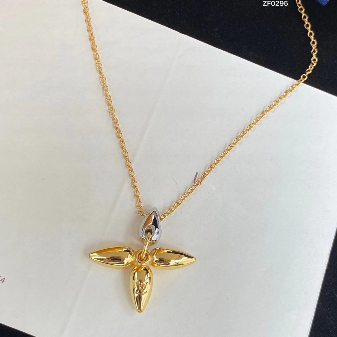 [Polaidi Jewelry]LOUISETTE PEDANT GOLD NECKLACE