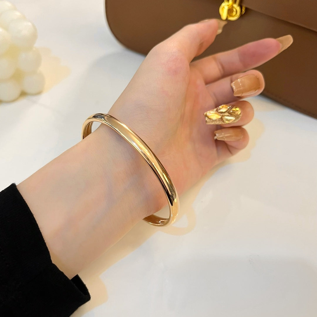 [：Polaidi Jewelry]PANTHERE GOLD DIAMOND OPEN BRACELET