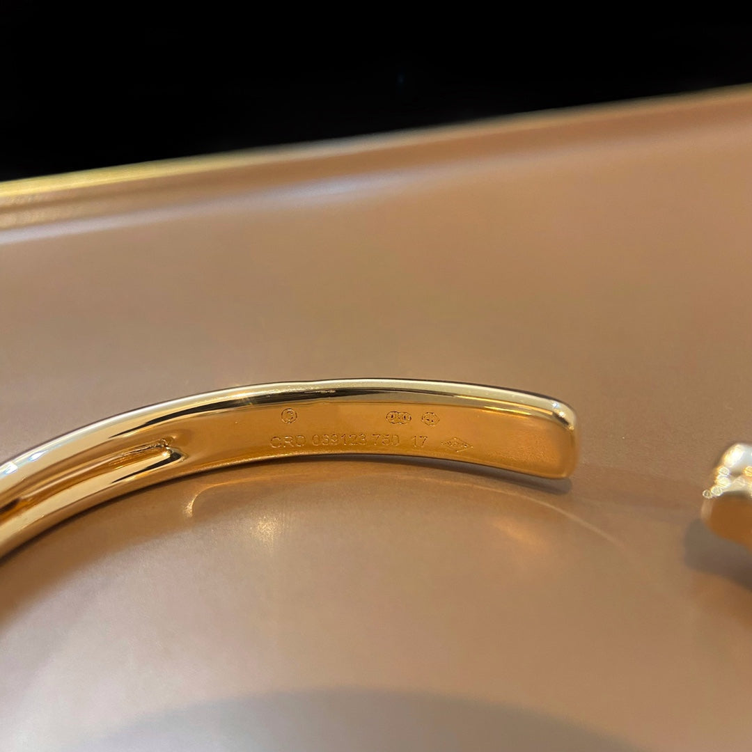 [：Polaidi Jewelry]PANTHERE GOLD OPEN BRACELET