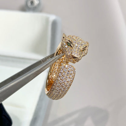 [Polaidi Jewelry]PANTHERE PINK GOLD DIAMOND RING