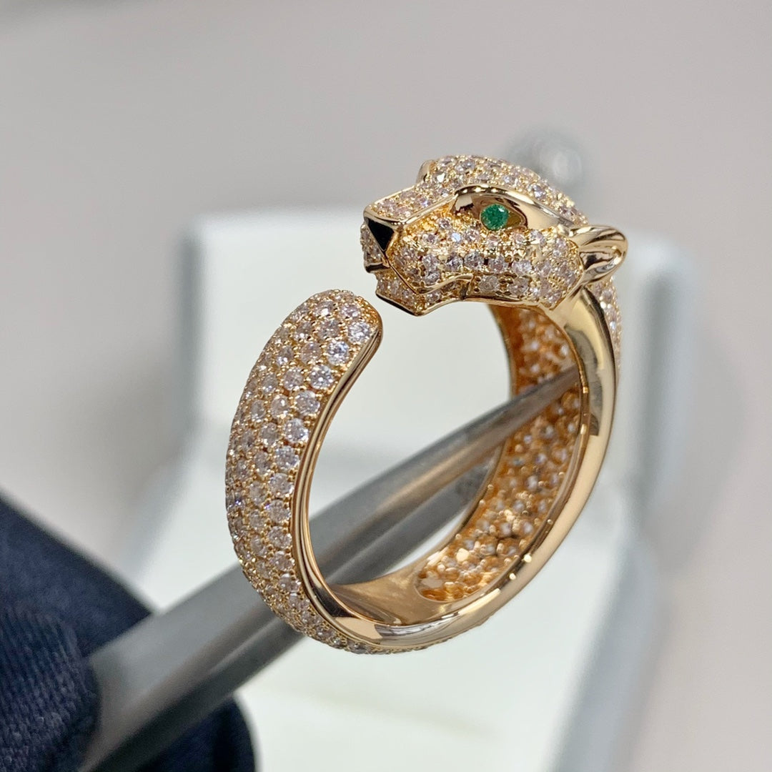 [Polaidi Jewelry]PANTHERE PINK GOLD DIAMOND RING