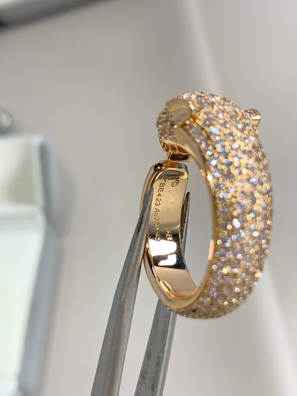 [Polaidi Jewelry]PANTHERE PINK GOLD DIAMOND RING
