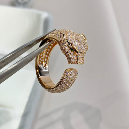 [Polaidi Jewelry]PANTHERE PINK GOLD DIAMOND RING