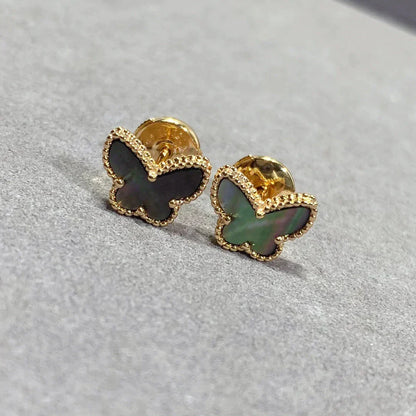 [：Polaidi Jewelry]BUTTERFLY DARK MOP  EARRINGS