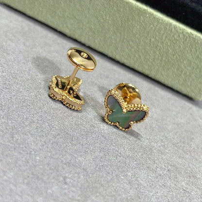 [Polaidi Jewelry]BUTTERFLY DARK MOP  EARRINGS