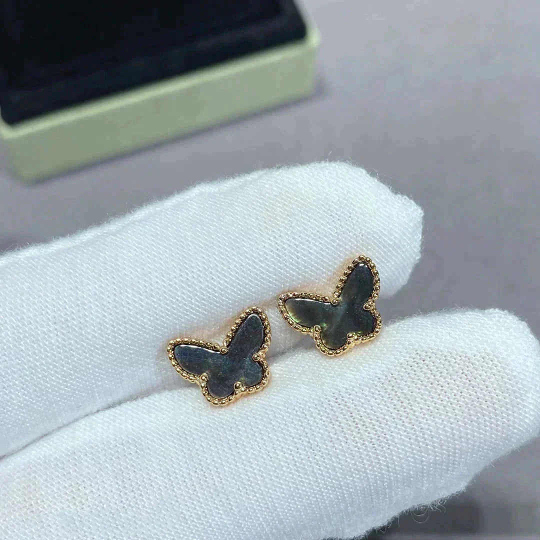 [：Polaidi Jewelry]BUTTERFLY DARK MOP  EARRINGS