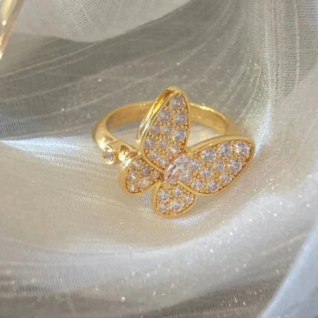 [Polaidi Jewelry]BUTTERFLY DIAMOND RING