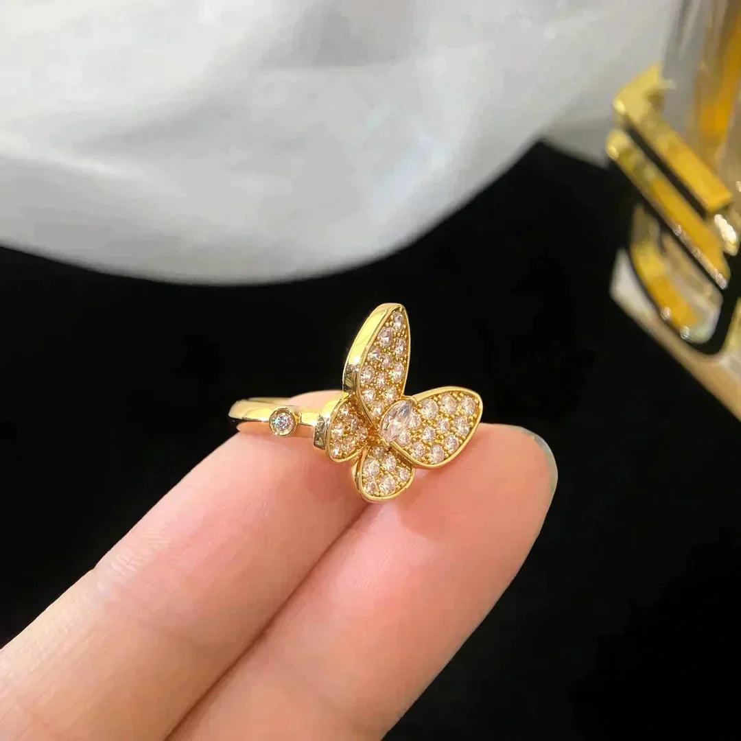 [Polaidi Jewelry]BUTTERFLY DIAMOND RING