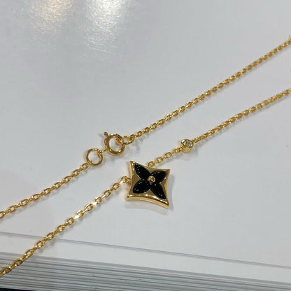 [Polaidi Jewelry]STAR BLACK MOP NECKLACE