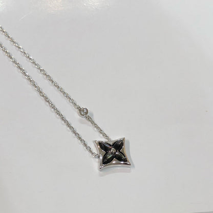 [Polaidi Jewelry]STAR BLACK MOP NECKLACE
