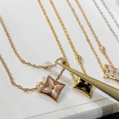 [：Polaidi Jewelry]スター ブラックMOP ネックレス