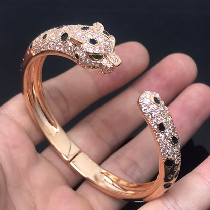[Polaidi Jewelry]PANTHERE BIG BRACELET DIAMONDS