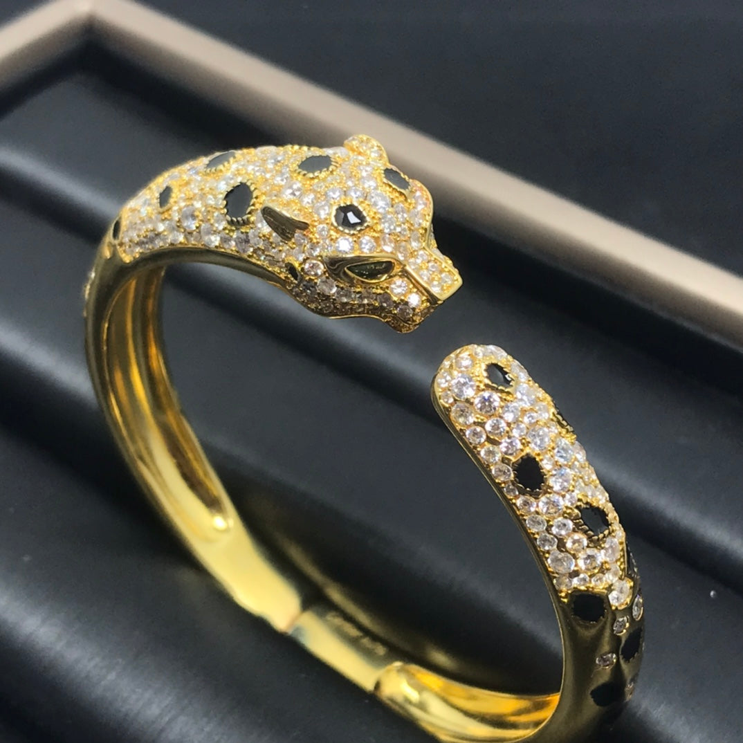 [Polaidi Jewelry]PANTHERE BIG BRACELET DIAMONDS