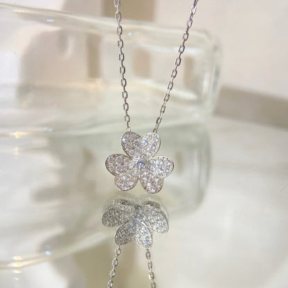 [Polaidi Jewelry]FLOWER DIAMOND NECKLACE