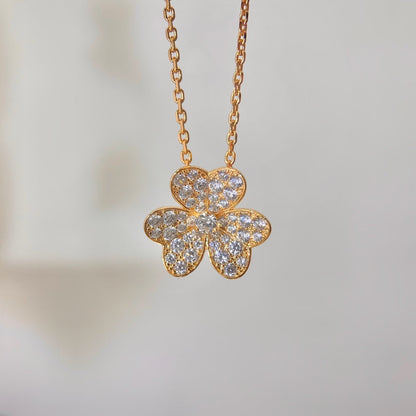 [Polaidi Jewelry]FLOWER DIAMOND NECKLACE