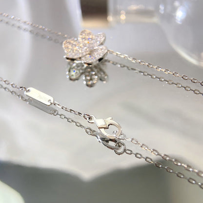 [Polaidi Jewelry]FLOWER DIAMOND NECKLACE
