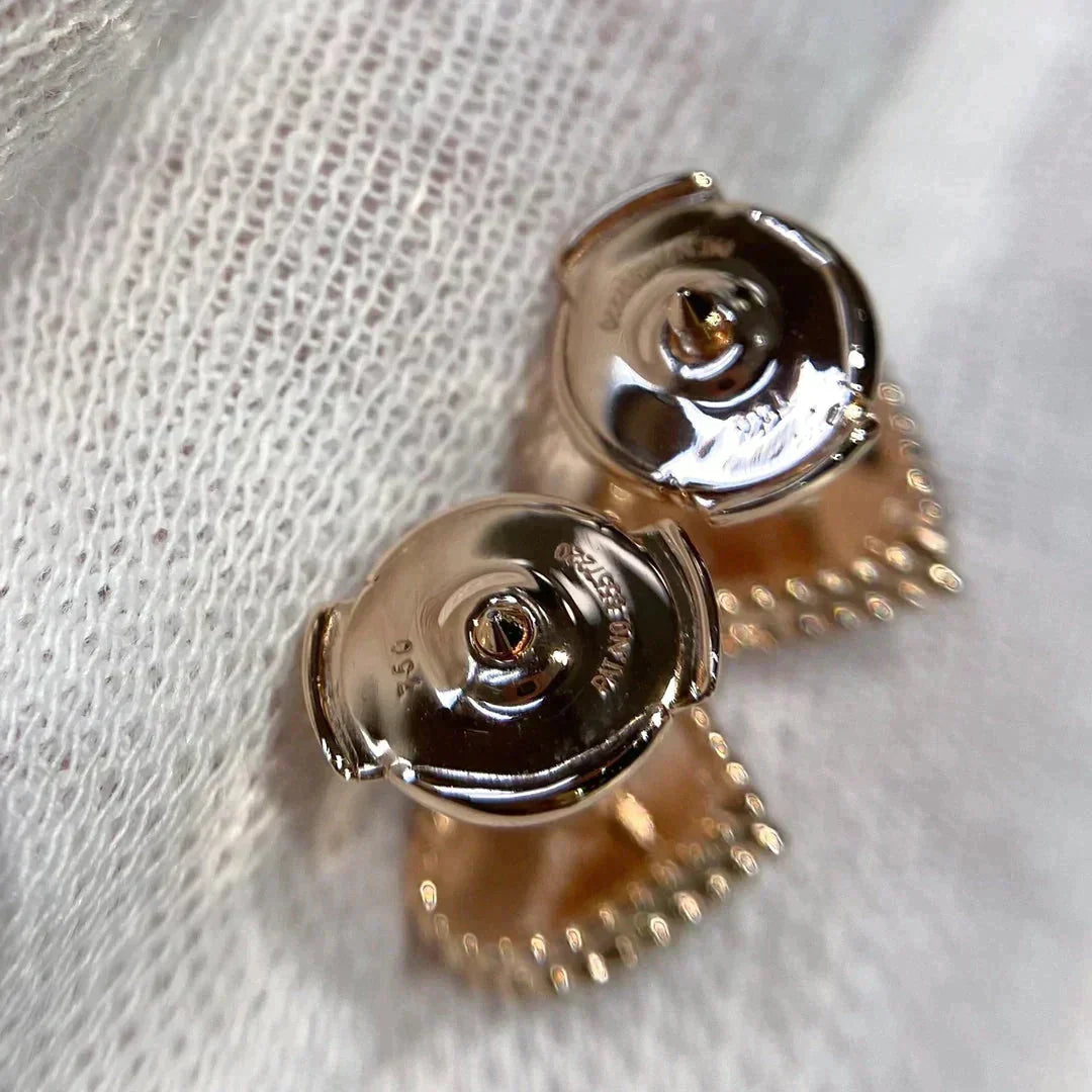 [：Polaidi Jewelry]HEART CARNELIAN STUD EARRINGS