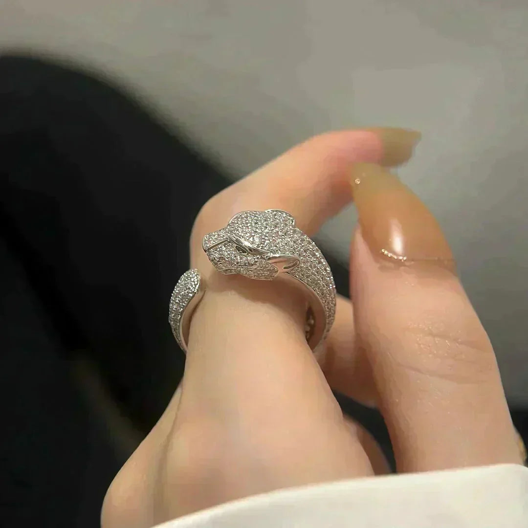 [：Polaidi Jewelry]PANTHERE 5.5MM ALL DIAMOND RING